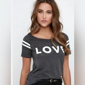 Chaser brand LOVE tee - XS (oversized will also fit small)